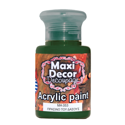 Ακρυλικό Χρώμα 60ml Maxi Decor Πράσινο του Δάσους MA053_MA053060
